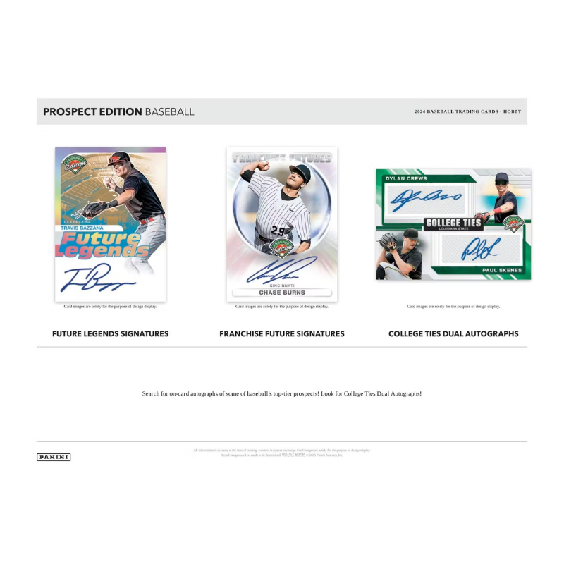 2024 Panini Prospect Edition Baseball Hobby 20 Box Case