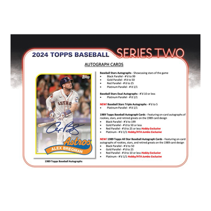 2024 Topps Series 2 Baseball Jumbo Box