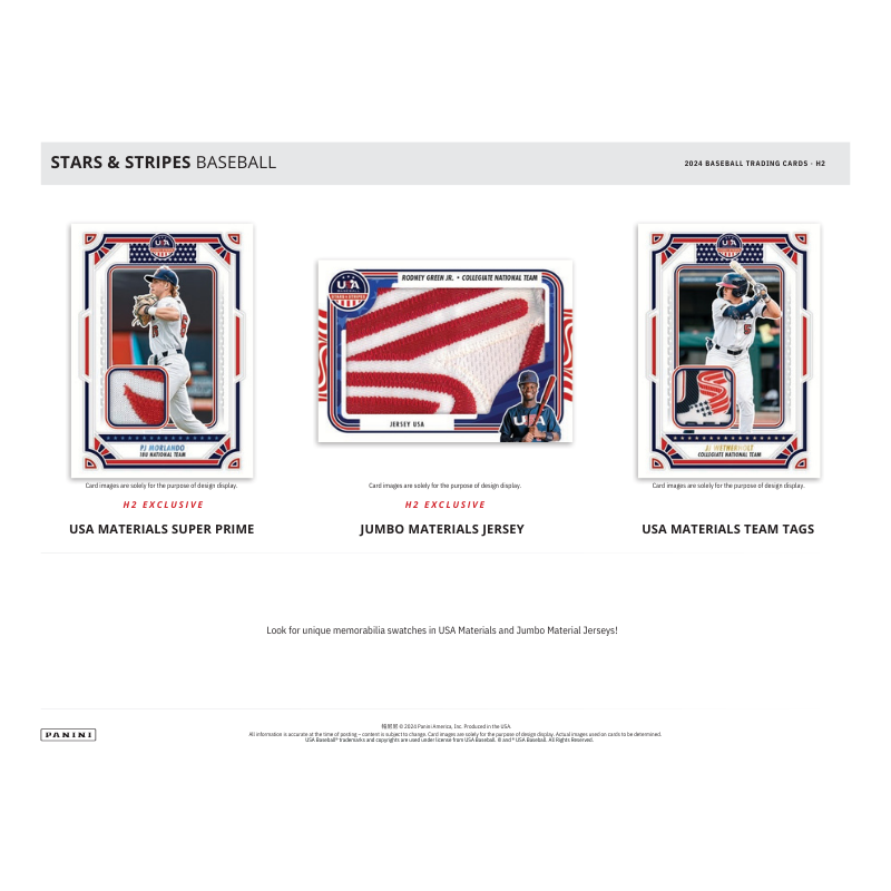 2024 Panini Stars and Stripes Baseball H2 Hybrid Box