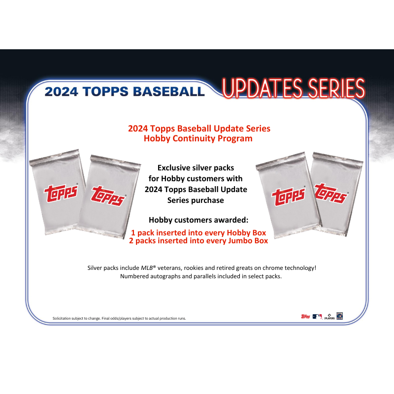 2024 Topps Update Series Baseball Hobby Box