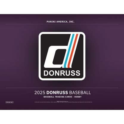 2025 Panini Donruss Baseball Hobby 16 Box Case