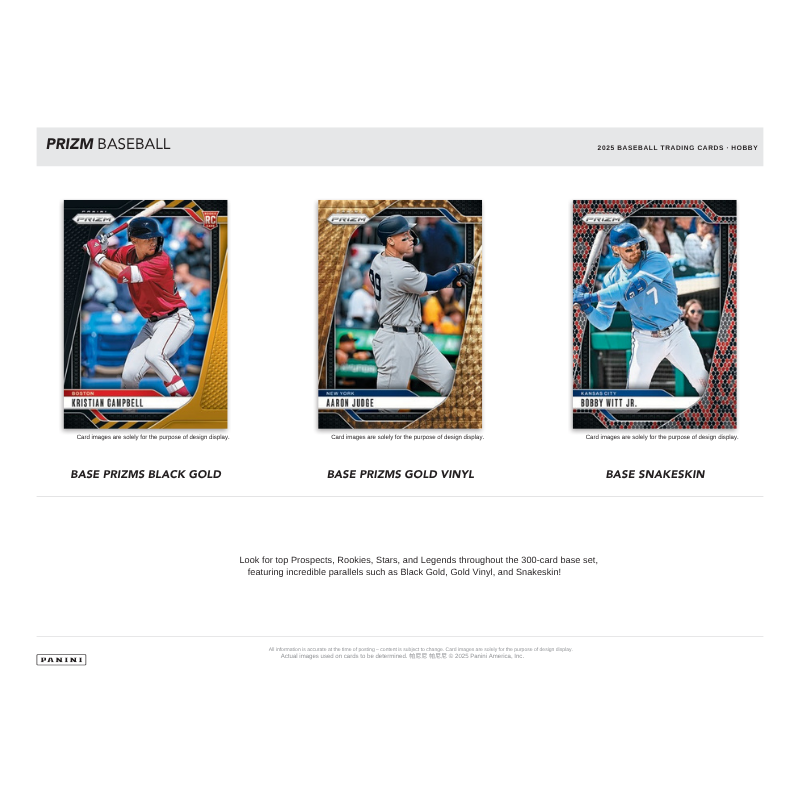 2025 Panini Prizm Baseball Hobby Box