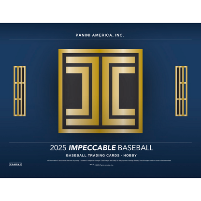 2025 Panini Impeccable Baseball Hobby 3 Box Case