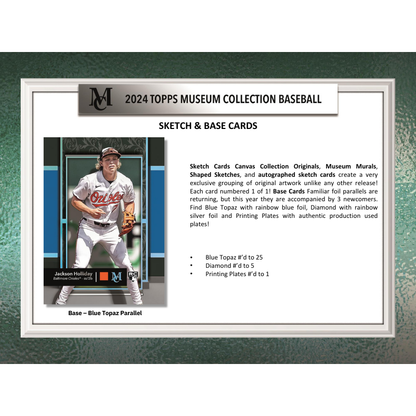 2024 Topps Museum Collection Baseball Hobby Box