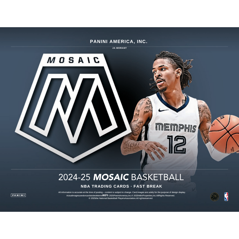 2024/25 Panini Mosaic Basketball Fast Break 20 Box Case